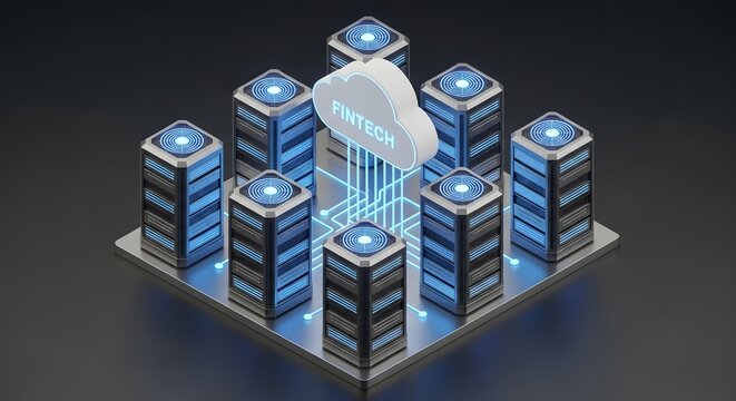 Revolutionizing Financial Technology with Cloud Computing Centralized Data Processing and Secure Digital Solutions Hosted in Modern Server Infrastructures