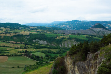 San Leo Overlooking the Rolling Hills of Montefeltro