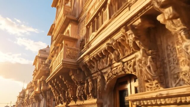 Ancient Indian Architecture - A Detailed Look at Intricate Carvings.