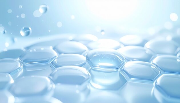 肌科学に基づく美容成分の浸透イメージビジュアル ジェネレーティブAI