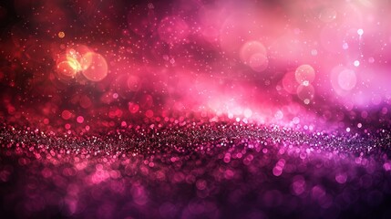Soft pink and gold glitter background, swirling bokeh, romantic sparkling texture, dreamy Valentine mood