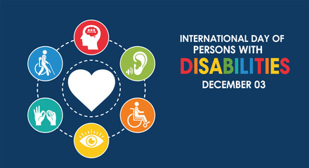 International day of persons with disabilities awareness graphic