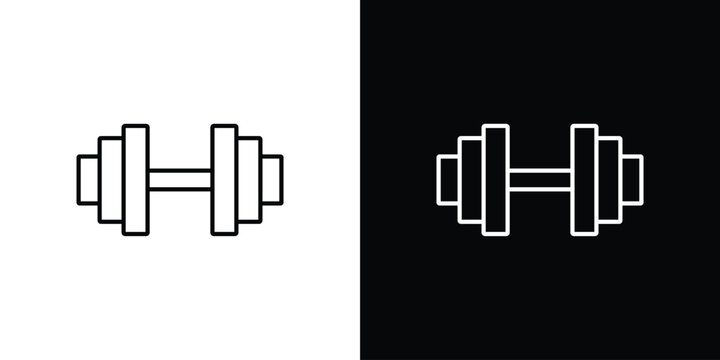 Gym icons vector template, EPS 10 for design