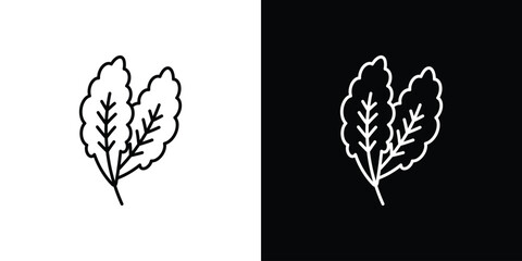 Lettuce icons vector template, EPS 10 for design