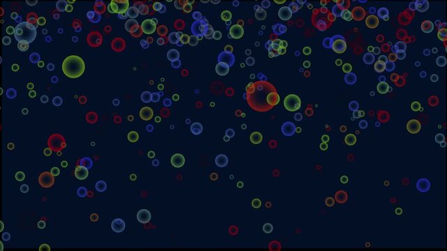 abstract background with colorful bubbles . circle bubbles 