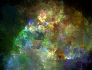 Imaginatory fractal abstract background Image
