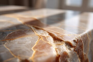 Textured brown surface with fine lines and cracks