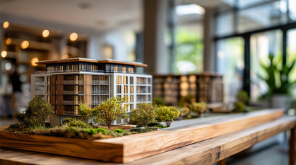 Property structures terminology display defocused architectural background building visualization real estate concept residential structure representation housing development