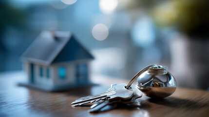 Property and dwelling protection security concept visualization defocused insurance background real estate safeguarding symbolism home coverage representation residential