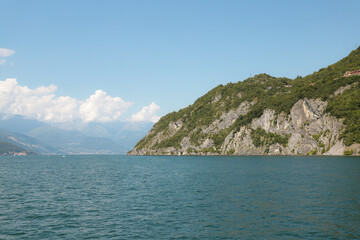 Naklejka premium Lake Como, Summer in Italy