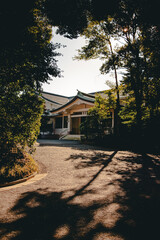 Traditional Japanese Building in Tokyo park