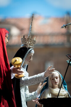 Domingo de Resurrección procesion del encuentro ILUSTRE COFRADÍA DE LA SANTA CRUZ DEL REDENTOR Y DE LA PURÍSIMA CONCEPCIÓN DE LA VIRGEN, SU MADRE (VERA CRUZ) 2025