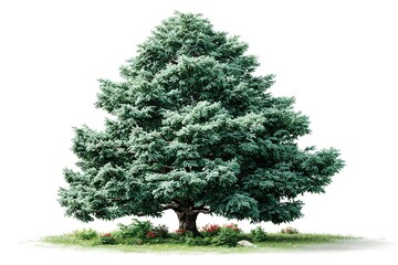 Pine tree symbolizing freshness natural high resolution picture