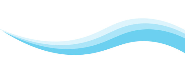 Abstract Wave Pattern with Blue Gradient Horizontal Background Design. modern