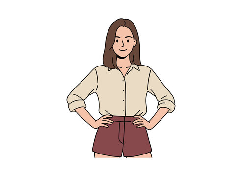 A self‑absorbed, arrogant woman with a bored, negative expression, exuding neglect and superiority, depicted as a bossy businesswoman with an irritating demeanor, rendered as a flat vector