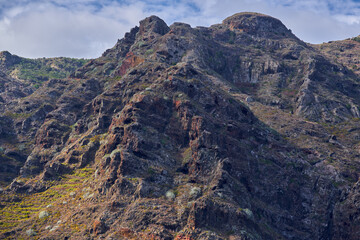 Volcanic peaks in Anaga mountains Tenerife