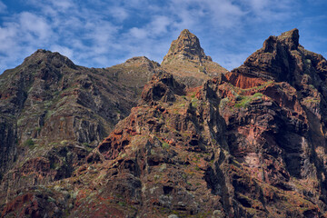 Volcanic peaks in Anaga mountains Tenerife