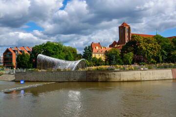 Wroclaw, Poland   09 16 2025: modern and ancient architecture Wroclaw, Poland
