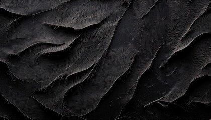 Obraz premium Texture Of Black Paper With Dust Hairs And Bumps