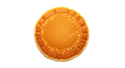 Golden Pancake Delight on White: A Breakfast Staple