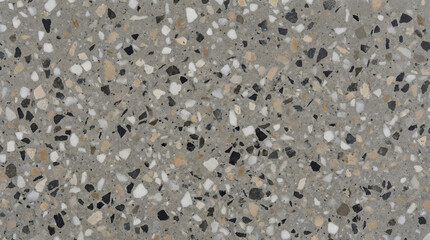 Blurred Terrazzo Tile Grey Concrete Stone Chip Background Surface