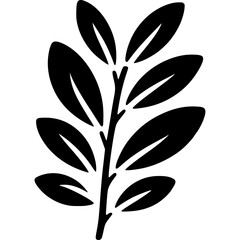 Olive Branch Icon Vector