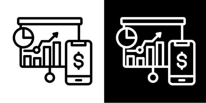 Balanced Scorecard  Icon Set White Style Collection
