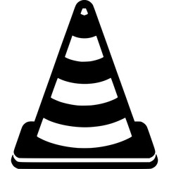 Traffic Cone Icon Vector