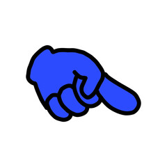 【Hand Gesture Icons – Pointing & Direction】