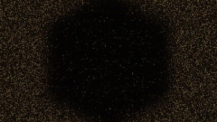 3-second seamless looping motion graphics animation set, particle funnel background with central dark vortex effect, led flashing lights panel backdrop, Bulb, lamps, wall of lights motion graphics. - Powered by Adobe