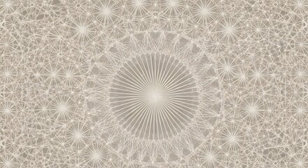 Delicate Radiance An Intricate Pattern of Light and Geometric Symmetry