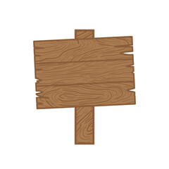 Rustic Wooden Signpost With Visible Wood Grain And Textured Surface Standing Against A Clean White Background Ideal For Directional Information Or Custom Messages