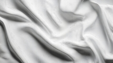 Smooth white fabric draped elegantly for Independence Day celebrations and flag display