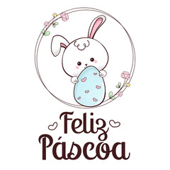 Feliz páscoa Vetor ilustração