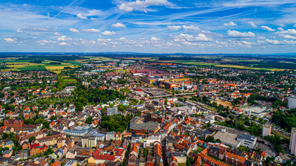 city from above - Peine -Germany
