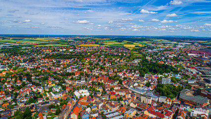 city from above - Peine -Germany
