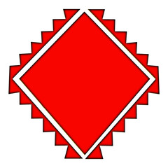 vector illustration of an abstract background with a red label - generic