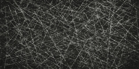 Dark black old leather texture seamless pattern surface background