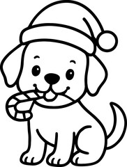 Christmas themed dog animals
