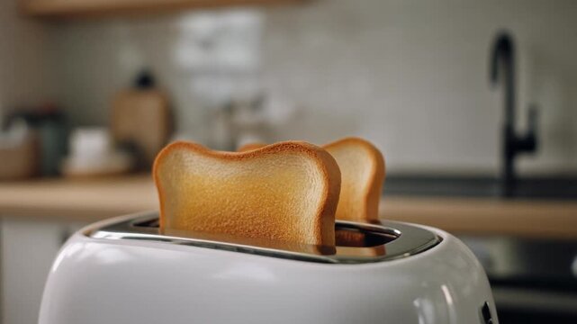 Breakfast served with freshly baked toast me,toaster and toas