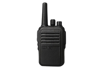 Black walkie talkie two way radio communication device