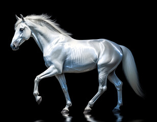 Ritratto di un cavallo selvaggio 