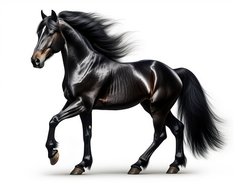 Ritratto di un cavallo selvaggio 