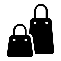 bag glyph icon