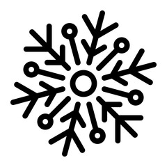 christmas line icon