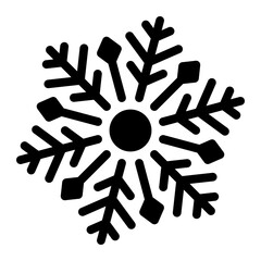 snow glyph icon