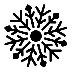 snow glyph icon