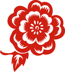 Chinese New Year 2026, the year of the Horse, red and gold line art characters, simple hand-drawn Asian elements with craft (Chinese translation: Happy Chinese New Year 2026, year of the Horse)