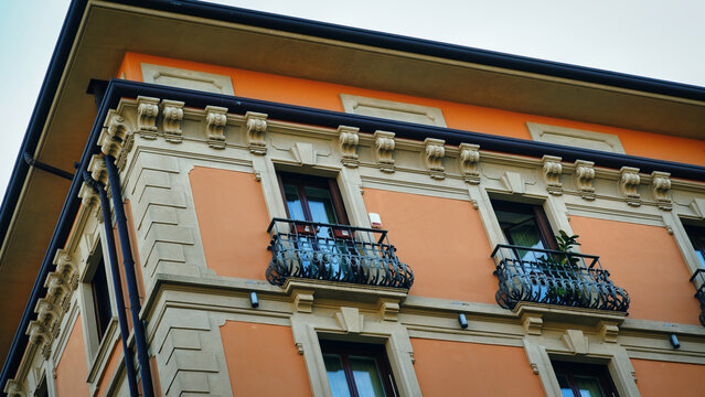 Typical historic Italian house with stone walls - Powered by Adobe