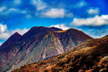 くじゅう連山の紅葉